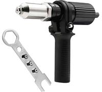 YWHWLX Rivettatrice Inserisci Strumento Elettrico, Rivetto Pistola Adattatore Testa Connettore Utensili Manuali Set per Trapano Cordless Dado Elettrico Rivettatura