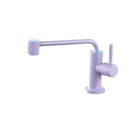 YWJFSA Osmosi Inversa Rubinetto Lavello Cucina Acciaio Inox G1/4 | Rubinetto Acqua Fredda Cucina Girevole 360° Rubinetto Monocomando Monoforo G1/4,Viola