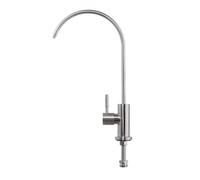 YWJFSA Rubinetto Lavello Cucina Acciaio Inox 1 Via Per Lavello Da Cucina Acciaio Inossidabile Sus304 1/4,Colore Spazzolato