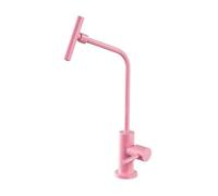 YWJFSA Rubinetto Lavello Cucina Acqua Potabile Rubinetto Acqua Fredda | Osmosi Inversa Rubinetto Lavello Cucina Inox Monocomando Girevole 360° Monoforo G1/4,Rosa