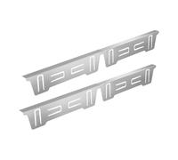 YWJLQH 2 Pezzi di Coperture per Lo Spazio tra Fornello, Accessorio Da Cucina, Lunghezza Regolabile, Riempitivi per Lo Spazio tra Fornello, Argento