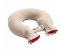 YWJLQH Borsa dell'Acqua Calda Lunga con Copertura in Peluche per Collo e Spalle - Sollievo dal Dolore - per il, Marrone