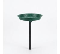 YWJLQH Casetta per Uccellini da Esterno in Metallo, Mangiatoia per Uccellini da Esterno con, Abbeveratoio per Uccelli da Giardino 75 cm, Caffè, Marrone