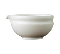 YWJLQH Ciotola per Matcha Tradizionale Recipiente in Porcellana Tazza da tè Scodella per Cerimonia con Beccuccio Adatto per La Preparazione del tè Verde a Ca, Luna Bianca