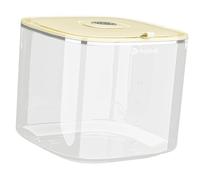 YWJLQH Contenitore Riso Dispenser per Alimenti Secchi Bidone Ermetico con Misurino in Materiale Alimentare PP Corpo Trasparente Adatto a Cucina Famiglia Stoc, S