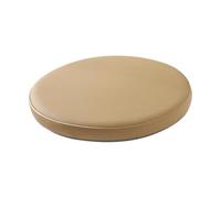 YWJLQH Cuscino per Sgabello Alto, 36 Cm, in Similpelle, Memory Foam, Fondo Antiscivolo, per Uso Interno Ed Esterno, Beige