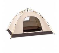 YWJLQH da Campeggio Automatica, in fibra vetro, per Outdoor, Escursioni brevi, Per Campeggiatori, Argento sabbia dorata, una porta e una finestra, 1-2 persone, style to 1, Beige