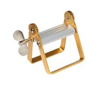 YWJLQH Dispenser per Pasta Cosmetica in Tubetto di Dentifricio con Rotelle per Crema per Le Mani, Oro