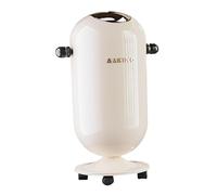 YWJLQH Pattumiera a Pressione con Ruote, Cestino per Rifiuti, Elegante Pattumiera Da Cucina, Secchio per Carta Straccia, Cestino per La Spazzatura, Bianco