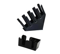 YWJLQH Porta Bicchieri con Coperchio Supporto Tazze Carta Porta Coperchi Organizzatore Multiuso Compatto Struttura Stabile Adatto per Cucina Hotel Pausa, Nero
