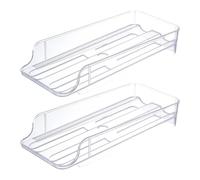 YWJLQH Porta Uova Contenitore per Uova Vassoio Organizer Dispenser Automatico Rolling Progettato per Frigorifero Casa Adatto per Raccolta Uova Pollame E Occa, 2 Livelli