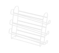 YWJLQH Portauova a Rotolamento Automatico Organizzatore di Uova Contenitore a Scorrimento Supporto per Frigo Vassoio in Acciaio Adatto per La Porta Laterale, Bianco 3 Strati