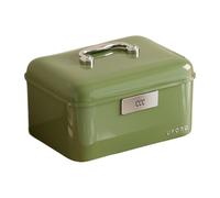 YWJLQH Scatola Portaoggetti con Serratura per Password per Uomo E Donna, Moderno Contenitore con Serratura per Ufficio, Archivio, Camera Da Letto, Verde