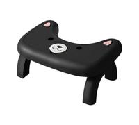YWJLQH Sgabello per WC Sgabello per Bagno Sgabello Pieghevole per Fare La Cacca Sgabello per WC Antiscivolo Semplice E Resistente per Bambini, Adulti E Uomin, Nero