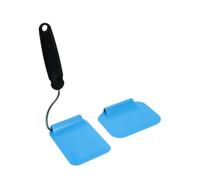 YWJLQH Spatole Ad Angolo Regolabile, Strumento Robusto, Facile Da Pulire, Gadget Versatile con Fori per Appenderle, Gira E Capovolgi, Blu