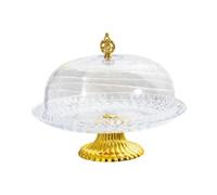 YWJLQH Supporto per Torte con Coperchio per Insalate E Dolci, L