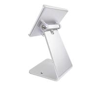 YWJLQH Supporto Tablet in Alluminio Supporto da Contatore Basamento Zavorrato Colonna Orientabile Culla Bloccabile con Chiave Telaio Robusto per Uso