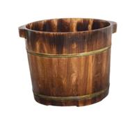YWJLQH Vasca per Pediluvio in Legno, Vasca per Sauna, Vasca per Piedi, Comoda, Ispessita, Multiuso, per Pediluvio, per, Colore B 30cm
