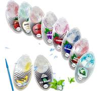 YWLZZ Perle Mentolo per Sigarette Set 2000 pezzi | 10 scatole capsule | Aromatiche capsula | Effetto fresco aromatizzate per filtro | per un sapore indimenticabile