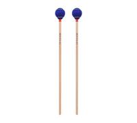 YWMJZEU 2 Pezzi Battenti con Testa in Lana Professionali Mazzuole Morbidi Bacchette per Percussionisti, Studenti, Studio, Concerti, Orchestra, Blu