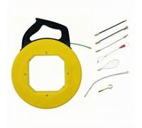 YWMJZEU Bobina Tiracavi con Maniglia Professionale Sonda Passacavi con Accessori Manuale Utensile per Elettricisti, Insttori, Ristrutturazioni, 4.5mm 60m