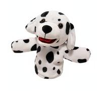 YWMJZEU Burattini da Mano a Forma di Cane Morbido Burattino Peluche Cane Gioco Interattivo Burattini da Mano Animali per Asilo, Dalmatian, 25cm