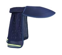 YWMJZEU Casco di con Protezione per Il Collo, Comodo, Anti-sole, con Ampia, Visiera Parasole per L'estate, Casco Da Lavoro per L'ediliz, Blu Scuro 40cmx50cm