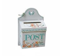 YWMJZEU Cassetta Postale Decorativa in Ferro Design Decorativo Cassetta Postale da Parete Ampia Capacità Corrispondenza Box Vintage da Parete per Ingresso