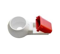 YWMJZEU Contenitore per La Raccolta Della Polvere di Trapano, Strumento Ideale per Progetti Efficienti, Bianco Rosso