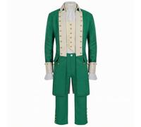 YWMJZEU Costume da Cosplay, 2312152摇滚套装绿, M | Regale, Costume da Principe, Vittoriano, per Halloween, Uomini, Cosplayer