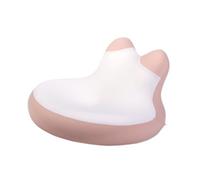 YWMJZEU Cuscino Lettura Cuscino Letto Memory Foam Accessori Supporto Schiena Ergonomico Materiale Traspirante Adatto per Studio Relax, Rosa Bianco