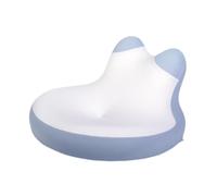 YWMJZEU Cuscino Lettura Cuscino Letto Memory Foam Accessori Supporto Schiena Ergonomico Materiale Traspirante Adatto per Studio Relax, Bianco Blu