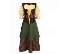 YWMJZEU Dirndl Trizionale Vestito con Cintura | Abito, Co, Abbigliamento, per Autunnale, Feste a Tema, Cosplay