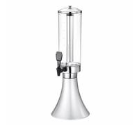 YWMJZEU Dispenser per Bevande Dispenser Birra Caraffa Contenitore Spillatore con Base Antigoccia E Flusso Regolare Adatto per Bar Feste Domestiche Taverne Notturni, Array, Argento