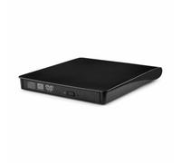 YWMJZEU Masterizzatore CD DVD USB 3.0 Unità Ottica Esterna Lettore Masterizzatore USB 3.0 Basso Rumore Compatibilità Ampia, Cavo Singolo Nero Registrabile
