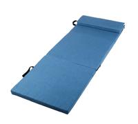 YWMJZEU Materassino Pieghevole Portatile Materassino da Riposo Comodo Stuoia Imbottita per Impiegati, Blu Scuro, Quattro Pieghe 45D Spugna + Cotone E Lino Di Alta Qualità 180 60 5cm