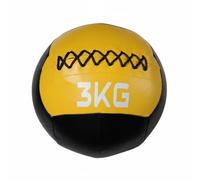 YWMJZEU Palla da Allenamento con Maniglie Maniglia Integrata Palla da Training con Maniglie Laterali Confortevole Attrezzatura Sportiva per Esercizi a Casa, Giallo, 3kg