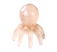 YWMJZEU Pettine Da Massaggio Manuale Spazzola per La Testa Strumento per Il Corpo Attrezzo per Circolazione in Resina con Otto Adatto Come Idea Regalo, Viola