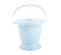 YWMJZEU Spittoon Contenitore per con Coperchio Bidone con Manico Secchio Portatile Realizzato in Materiale Pp Adatto a Donne Anziani Bambini Uso, Blu