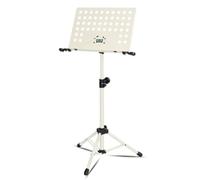YWMJZEU Supporto per Spartiti Musicale a Treppiede Portatile Supporto Antiscivolo Elegante per Musicisti, Concerti, Professionale, Bianco Morandi