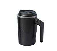 YWMJZEU Tazza Automiscelante con Display Automescolante Tazza con Mescolatore Automatico Automatica per Impiegati, Sportivi, Ufficio, Palestra, Nero, 400ml