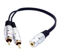 Ywmsfl 3 5 mm spina spina adattatore cavo stereo Y splitter cavo convertitore cavo per HDTV VCR