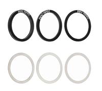Ywmsfl 6pack lega di alluminio biciclette staffe inferiori distanziali guarnitura inferiore distanziatore accessori ciclismo