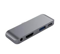 Ywmsfl Hub USB C Tipo C Adattatore Multiport 4/5 In 1 USB C Docking Station Con Porta USB C 3.5mm Splitter USB Per Laptop