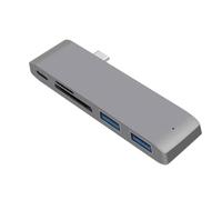 Ywmsfl Hub USB C Tipo C Adattatore Multiport 4/5 In 1 USB C Docking Station Con Porta USB C 3.5mm Splitter USB Per Laptop