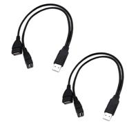 Ywmsfl USB 2.0 Maschio A Due Cavo Splitter USB 2 Porte USB Hub Data Cable Per Trasferimento Dati