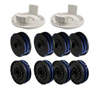 YWNYT Bobina di filo per tagliabordi RAC123 per Ryobi, 1,6 mm x 8,3 m, ricambio per Ryobi RLT4027, RLT4125, RLT5027, RLT6030, RLT5127, RLT6130 (8+2)