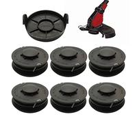 YWNYT Bobina di ricambio per decespugliatore Ein-hell GC-ET 4530 RTV 400 RTV 550 RTV 550/1, 2 mm x 10 m 3405685 (6 bobine + 1 tappo)