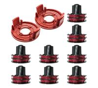 YWNYT Bobina di ricambio per tagliabordi per GTE 350/450/550, 1,6 mm x 8,3 m, per tagliabordi AL-KO, bobina di ricambio per decespugliatore (8 pezzi + 2)