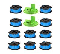 YWNYT Bobina per decespugliatore per Greenworks, bobina a filo singolo per tagliabordi da giardino, filo da 1,65 mm, bobina di ricambio per decespugliatore per erba per serie Greenworks 24V (10+2)
